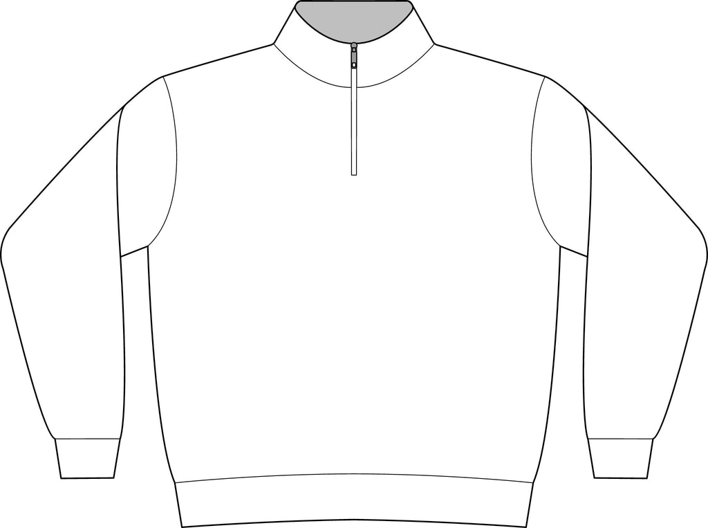 Quarter-Zip Fleece Pullover — Made in USA