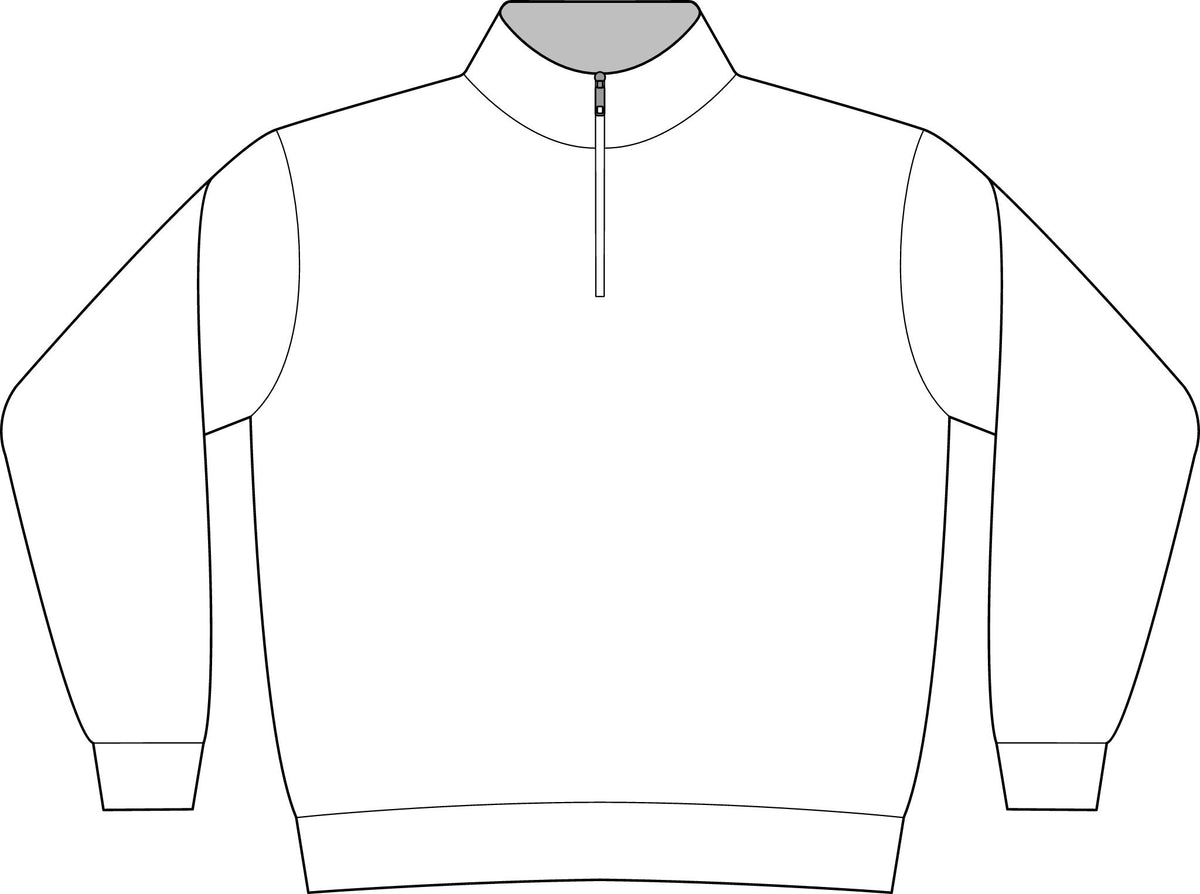 Quarter-Zip Fleece Pullover — Made in USA