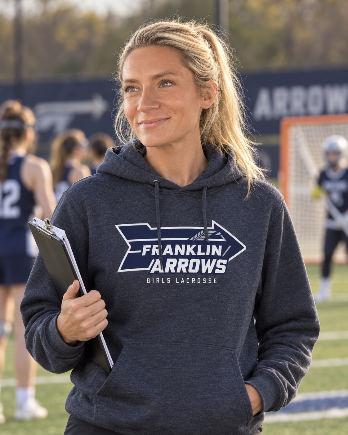 Franklin Arrows Girls Lacrosse Hoodie – Made in USA