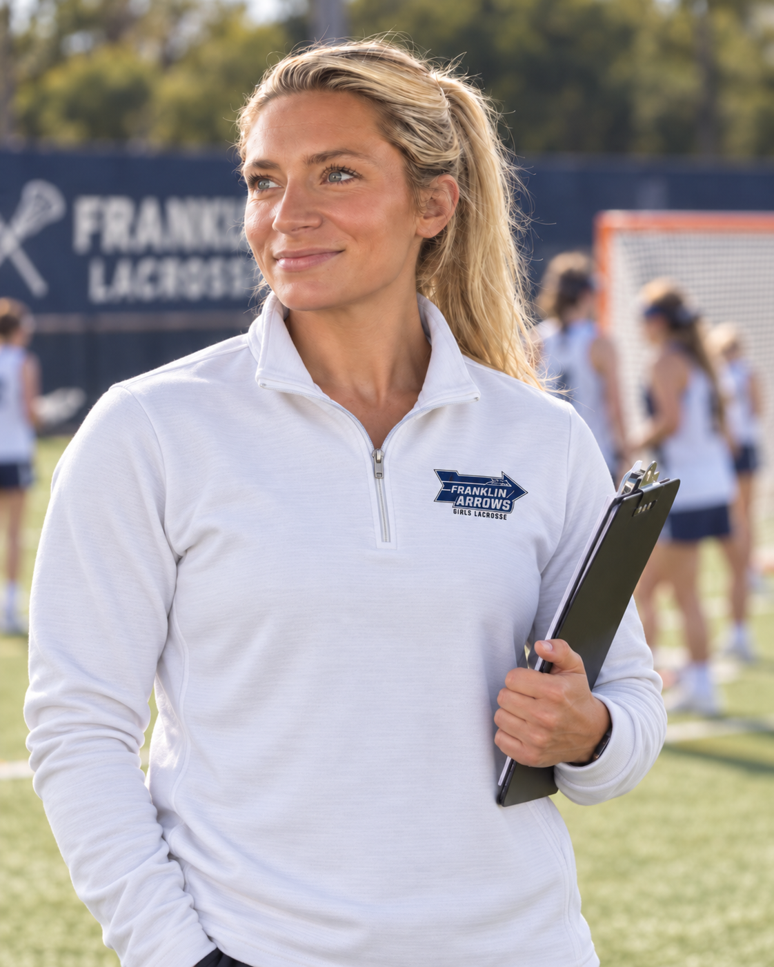 Quarter-Zip Fleece Pullover — Made in USA