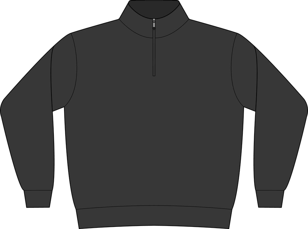 Quarter-Zip Fleece Pullover — Made in USA