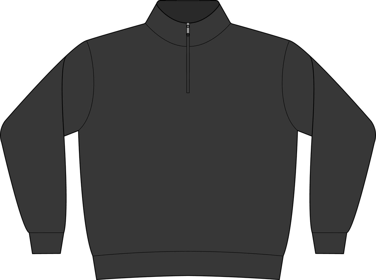 Quarter-Zip Fleece Pullover — Made in USA