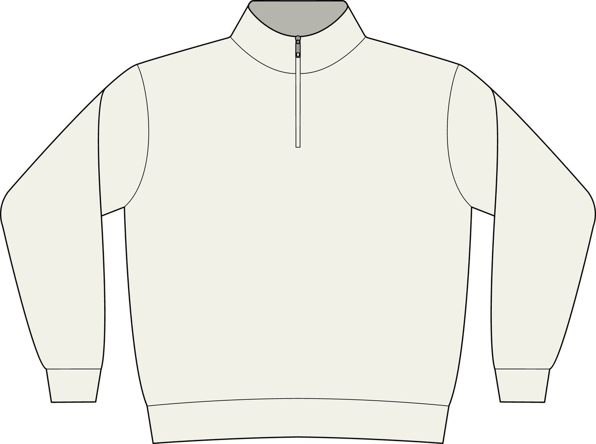 Quarter-Zip Fleece Pullover — Made in USA