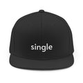 Single Embroidered Snapback Hat